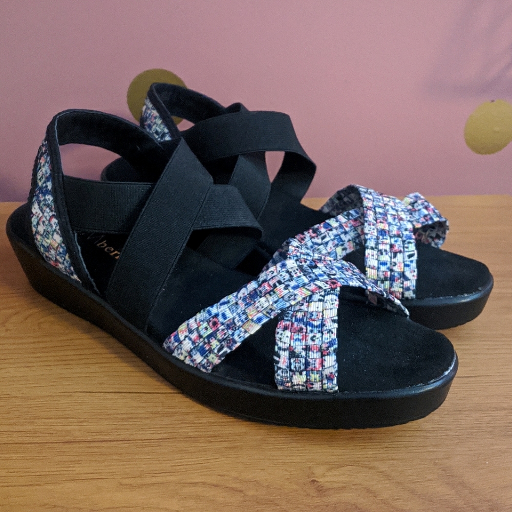 Bernie Mev Black Sandals